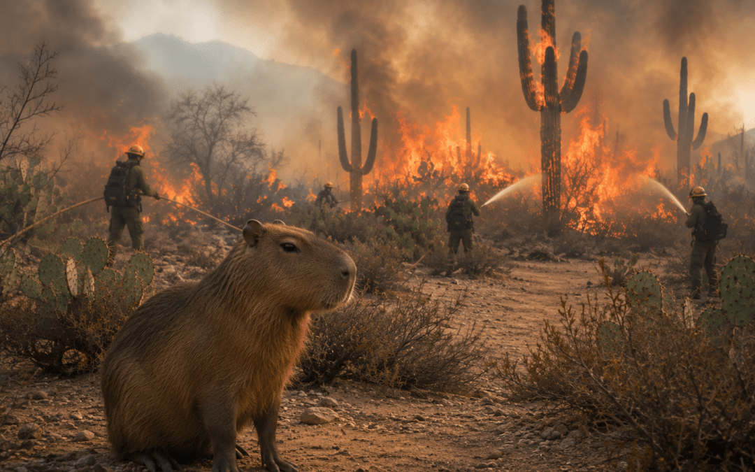Shocking Desert Tragedy—Hurts One Capybara