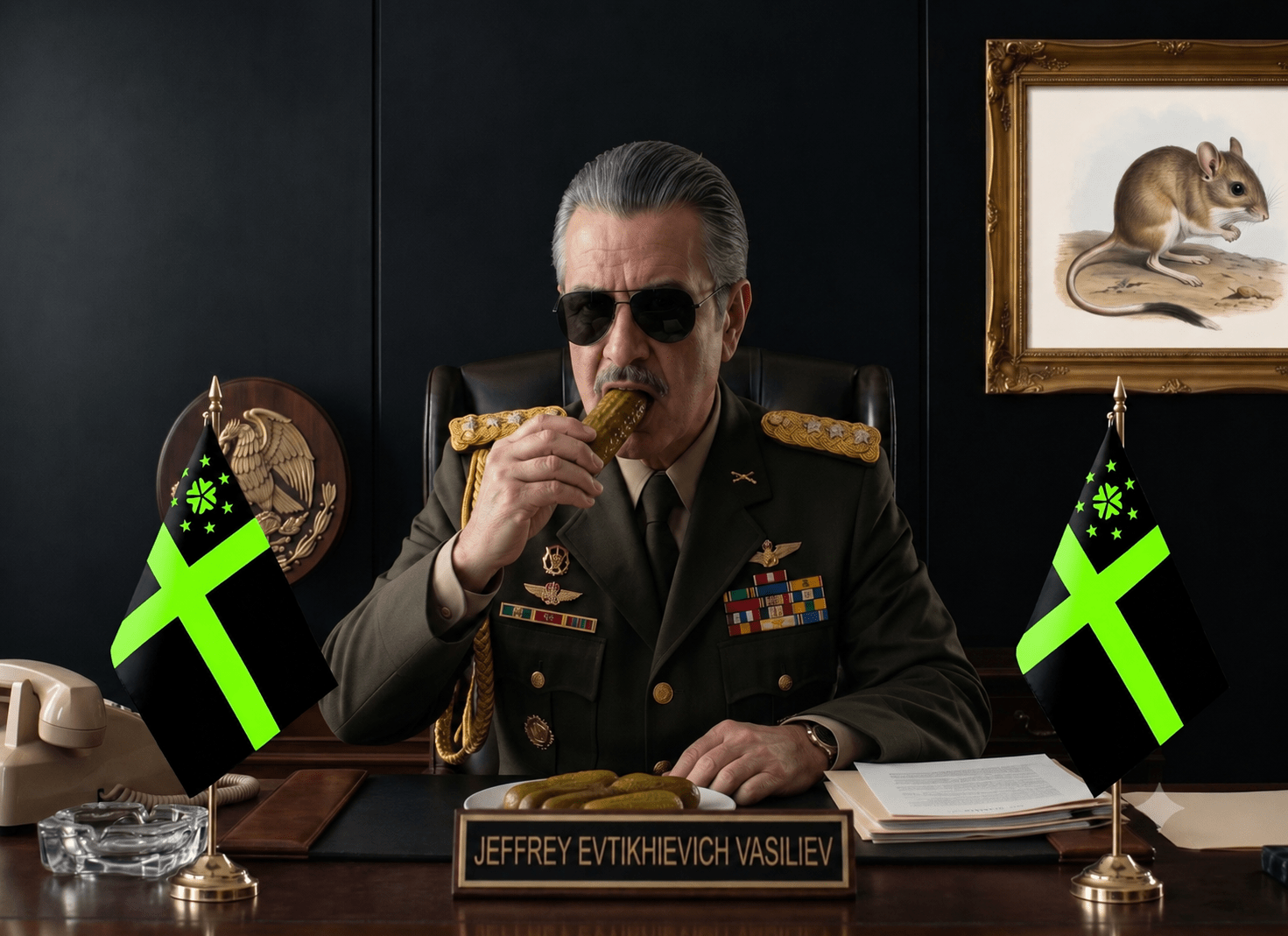 Shocking News: Dictator Jeffrey Evtikhievich Vasiliev Likes Pickles Now!