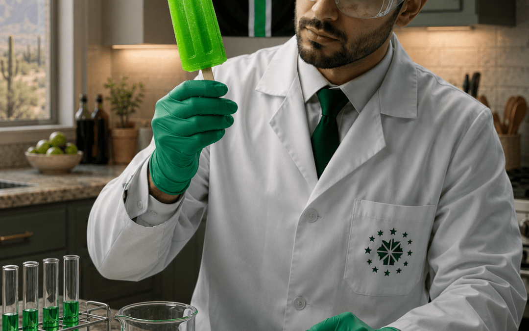 New Trendy Neon Green Popsicle